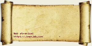 Žaklina Radić vizit kartica